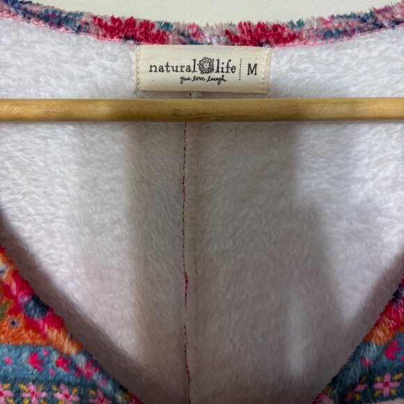 Natural Life Fleece Onesie Pajamas, Size M - Picture 6 of 7